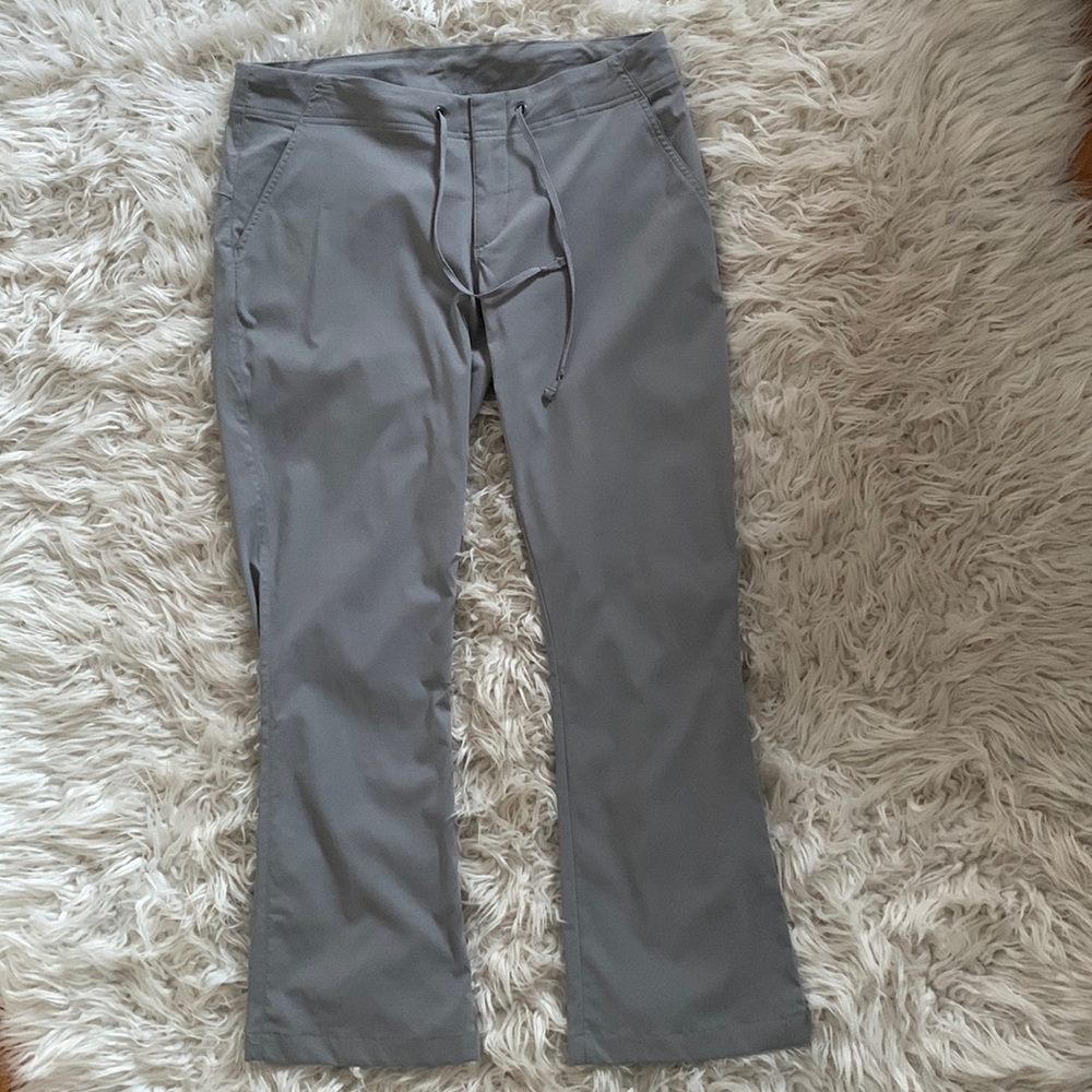 Columbia pants. Light grey colour.